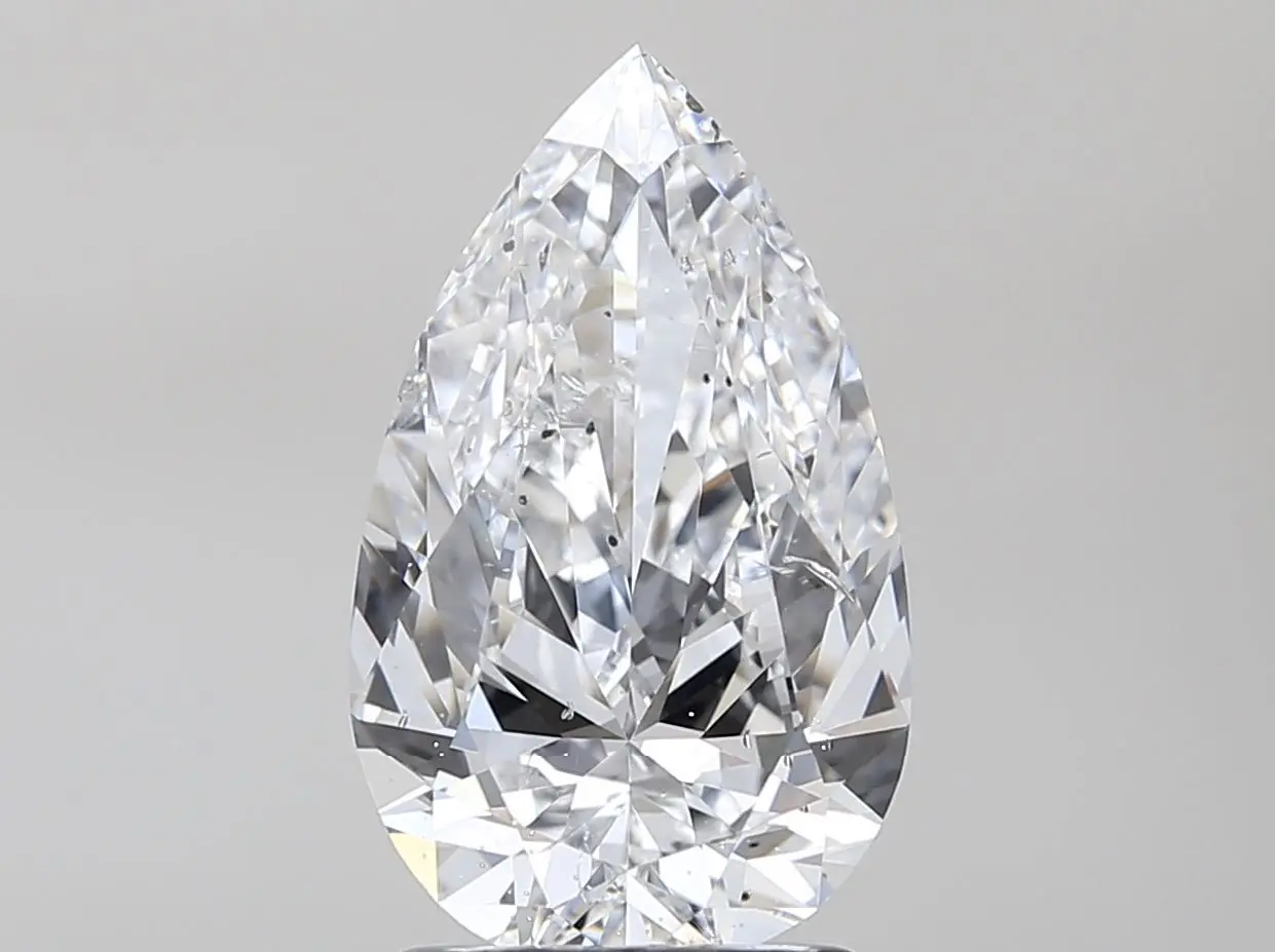 2 Carat Natural Pear Diamond