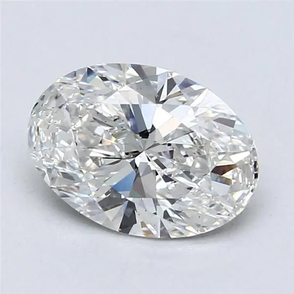 1.8 Carat Lab Grown Oval Diamond