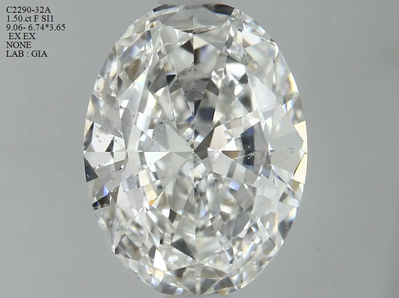 1.5 Carat Natural Oval Diamond