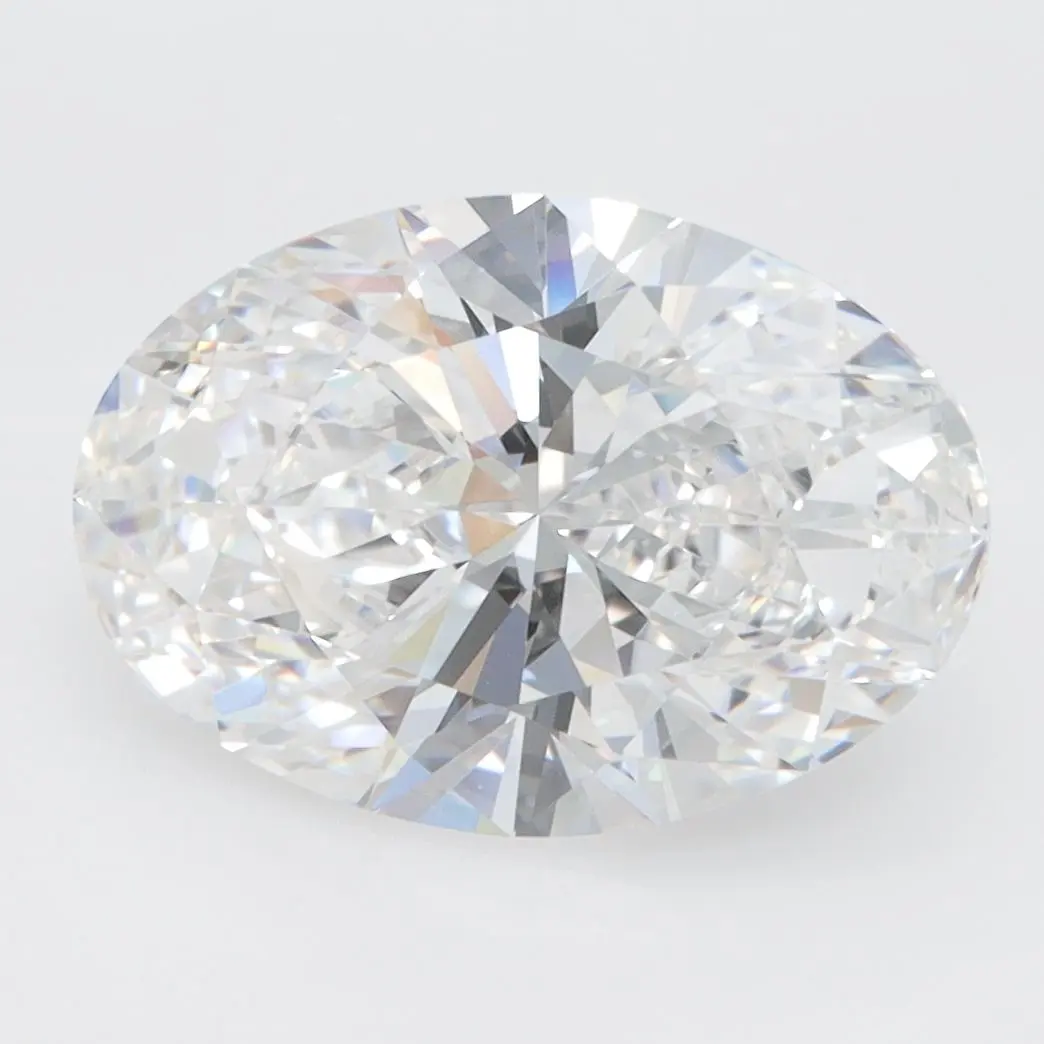 3.66 Carat Lab Grown Oval Diamond
