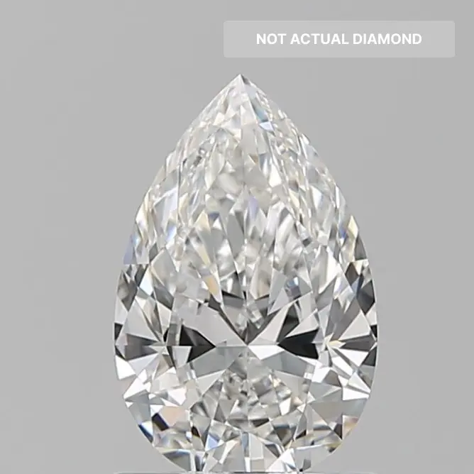 2.02 Carat Lab Grown Pear Diamond