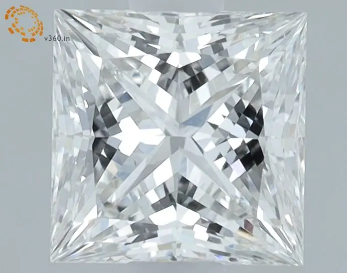 1.09 Carat Lab Grown Princess Diamond