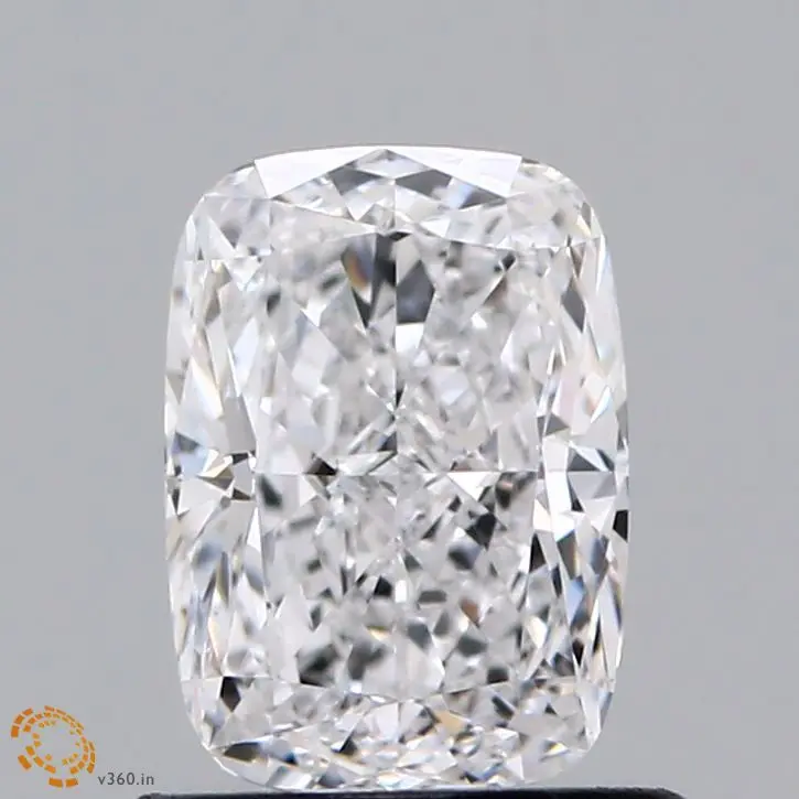 1 Carat Lab Grown Elongated cushion Diamond