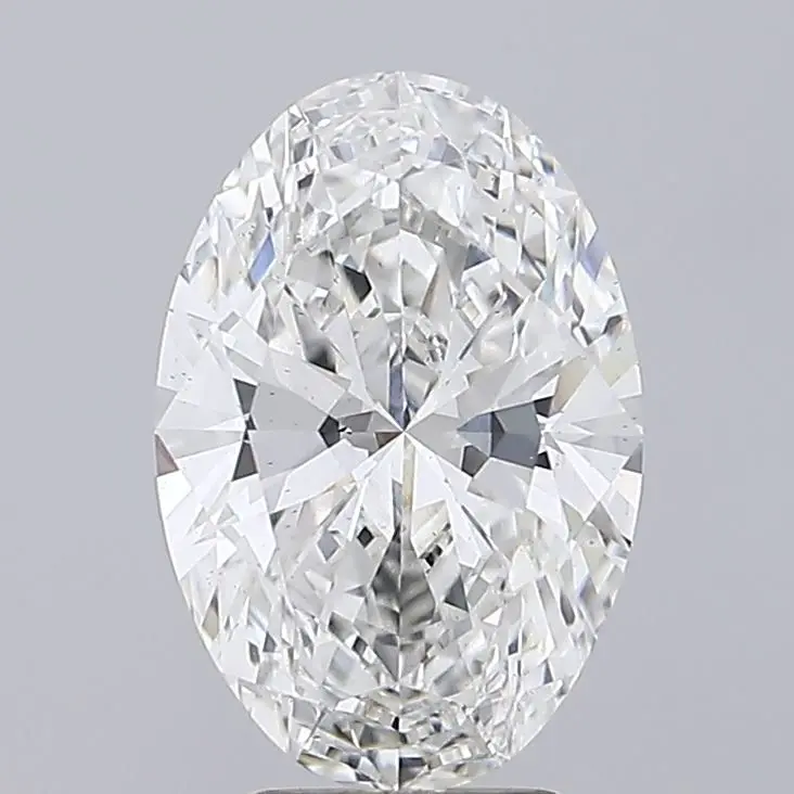 3.95 Carat Lab Grown Oval Diamond