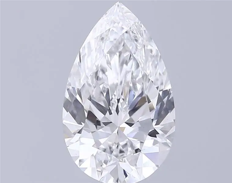 3.75 Carat Lab Grown Pear Diamond