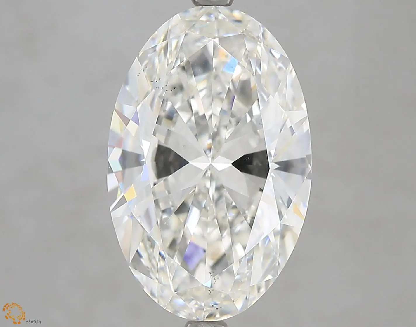 5.02 Carat Lab Grown Oval Diamond
