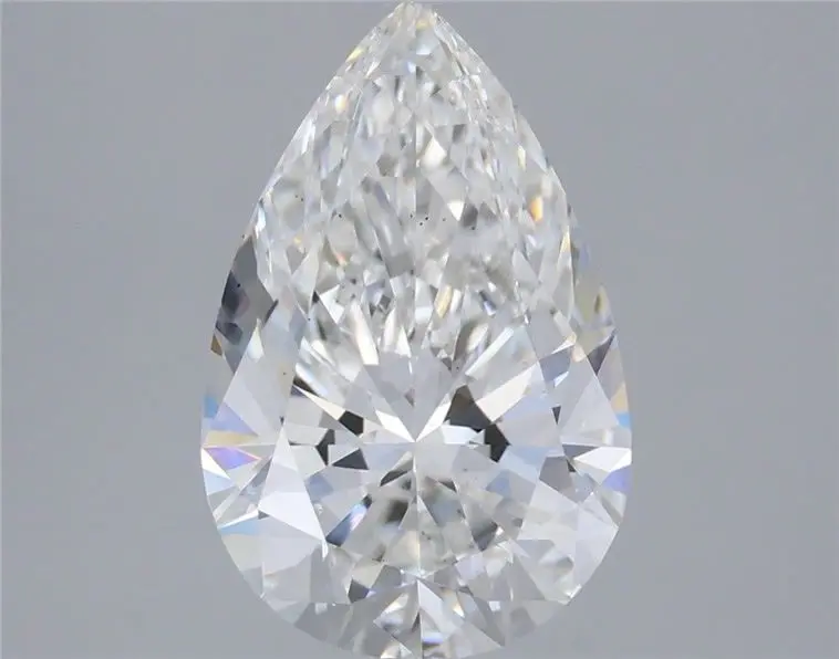 2.58 Carat Lab Grown Pear Diamond