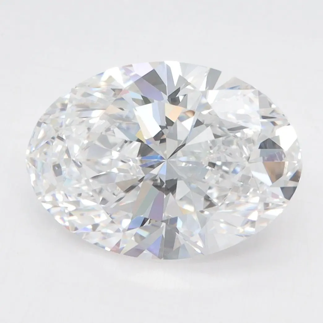 3.76 Carat Lab Grown Oval Diamond