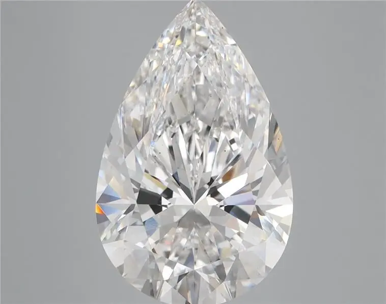 5.15 Carat Lab Grown Pear Diamond