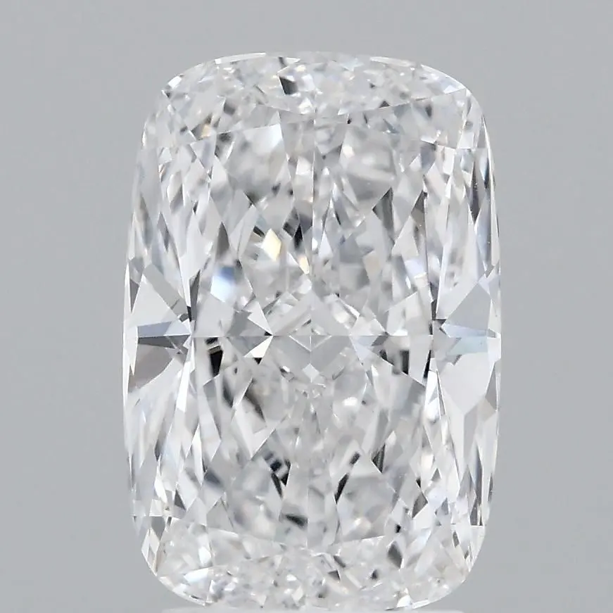 3.14 Carat Lab Grown Elongated cushion Diamond