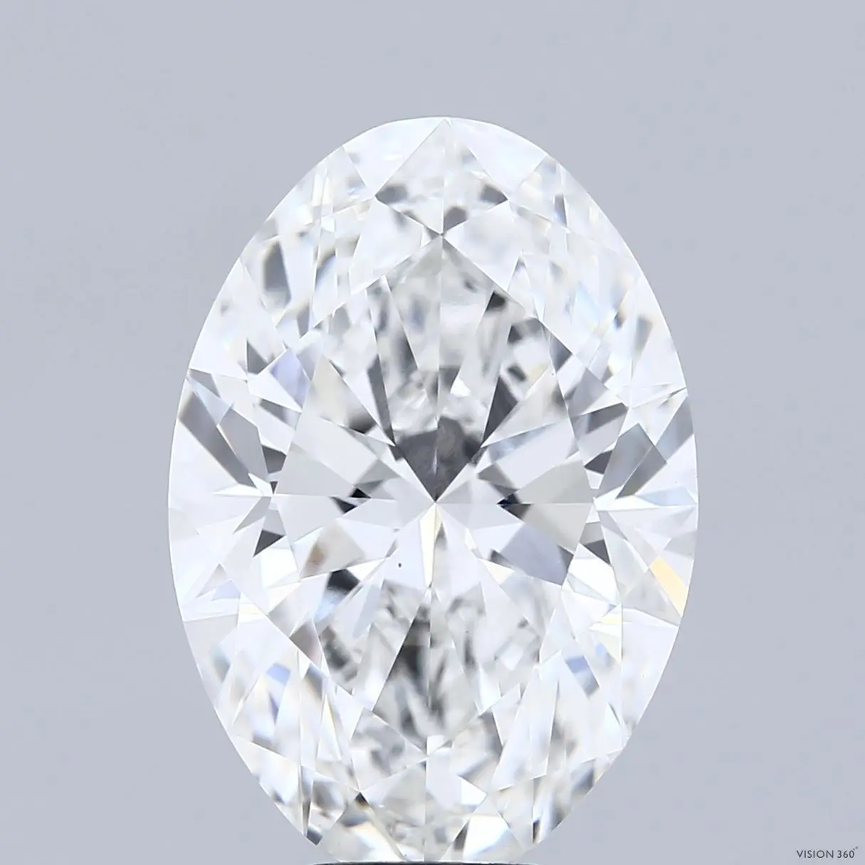 8 Carat Lab Grown Oval Diamond