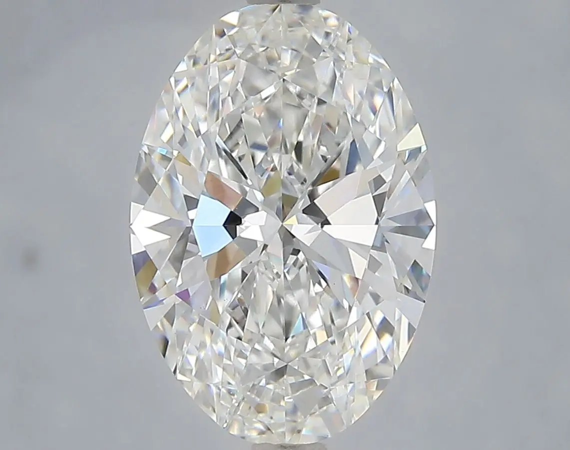 3.86 Carat Lab Grown Oval Diamond