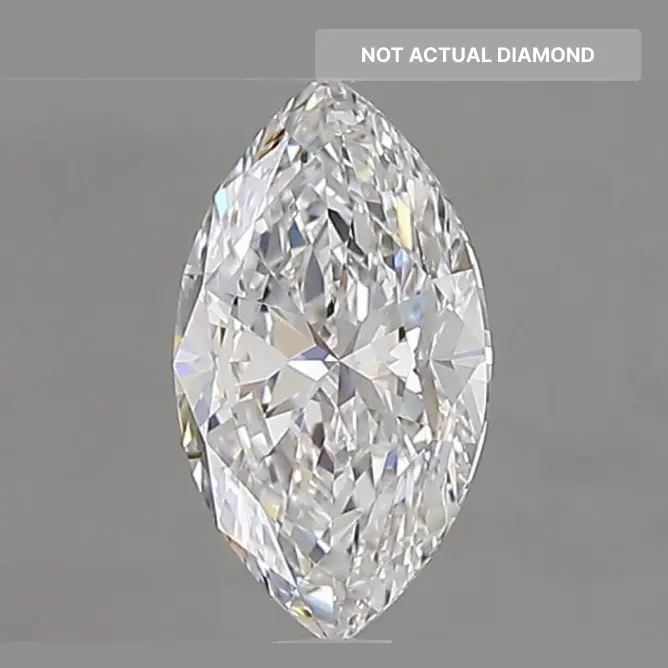 3.08 Carat Lab Grown Marquise Diamond