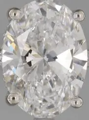 3.05 Carat Lab Grown Oval Diamond