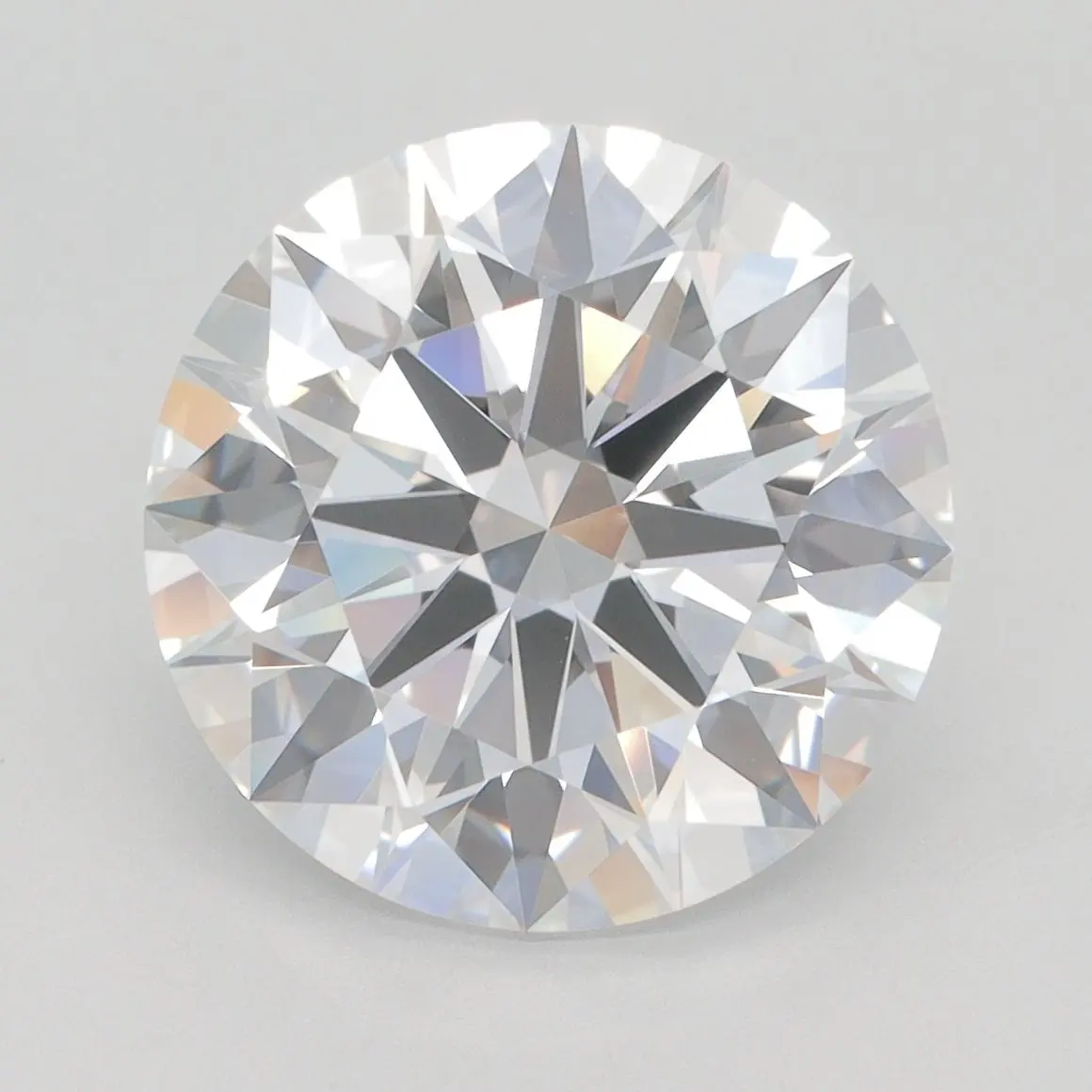 5.39 Carat Lab Grown Round Diamond