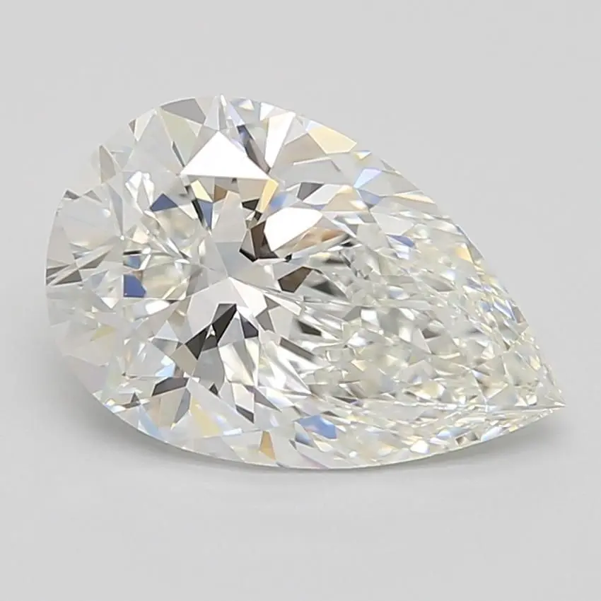 2.54 Carat Lab Grown Pear Diamond