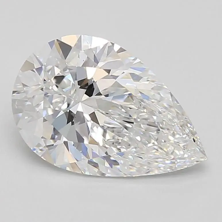 2.08 Carat Lab Grown Pear Diamond
