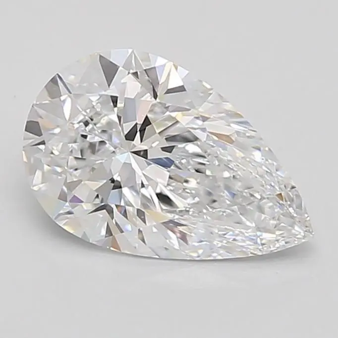 1.27 Carat Lab Grown Pear Diamond