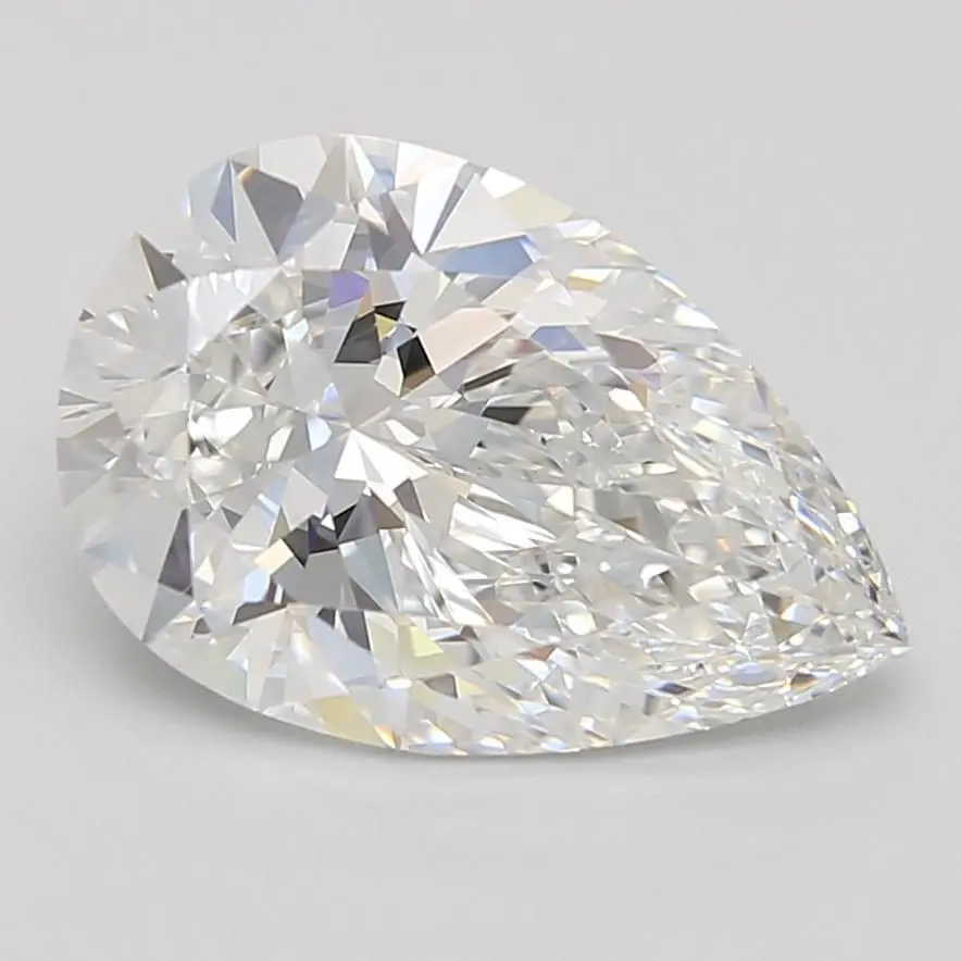 3.2 Carat Lab Grown Pear Diamond