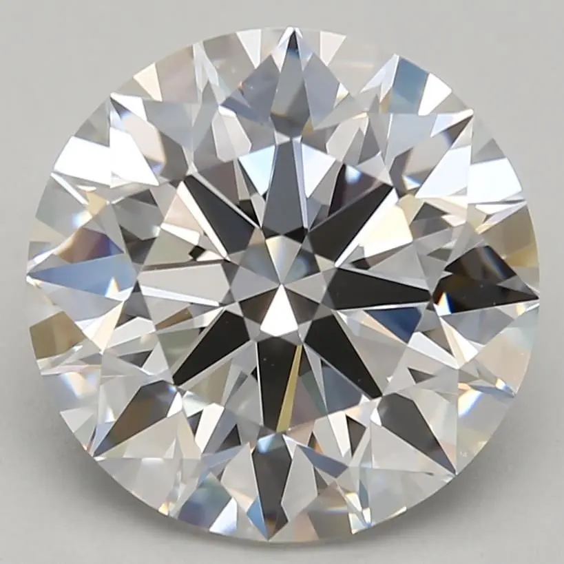 4.37 Carat Lab Grown Round Diamond