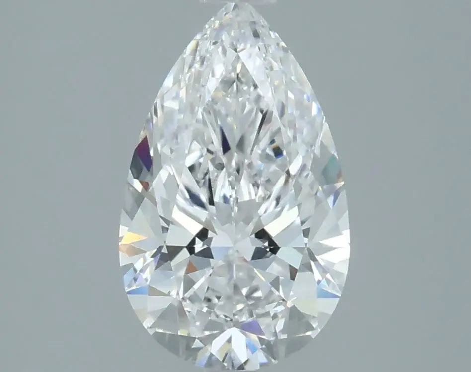 1.58 Carat Lab Grown Pear Diamond