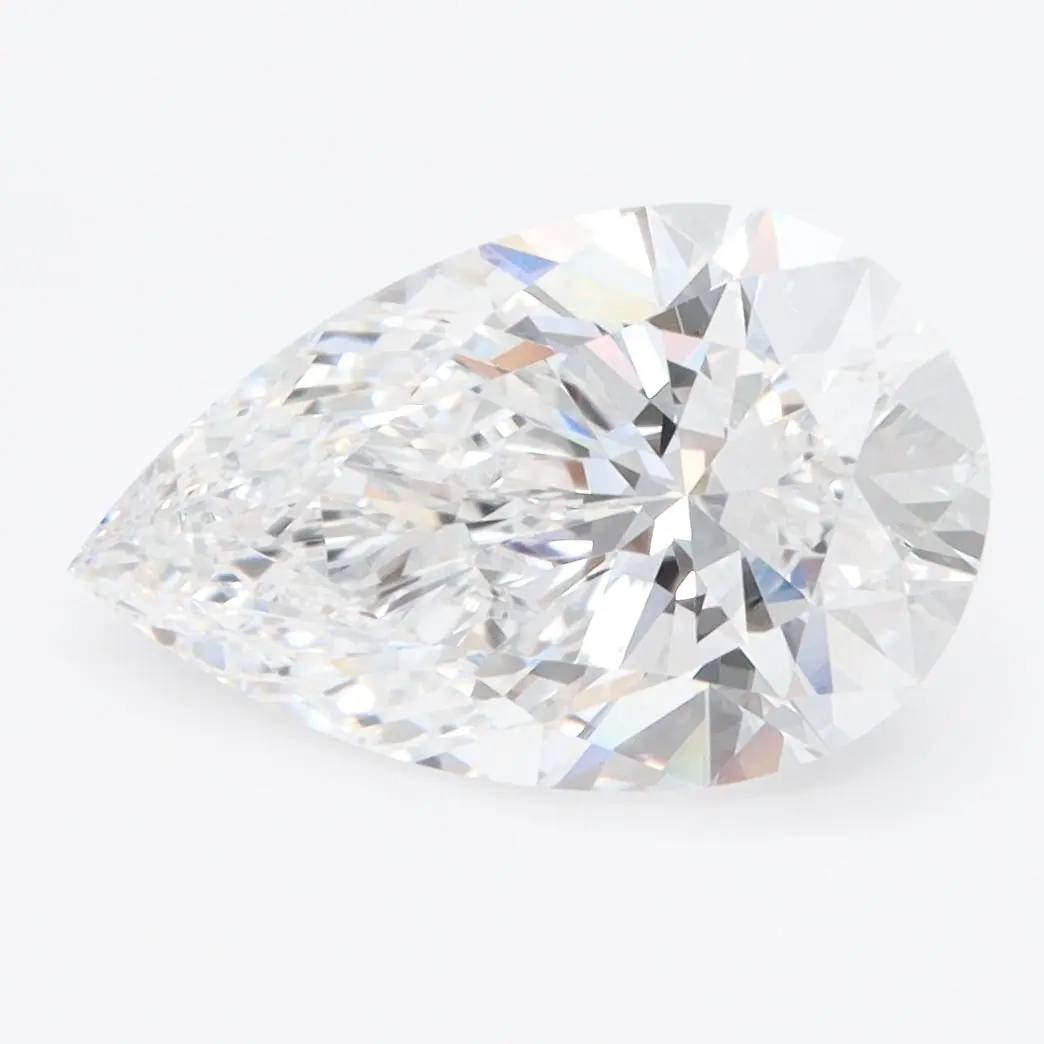5.37 Carat Lab Grown Pear Diamond