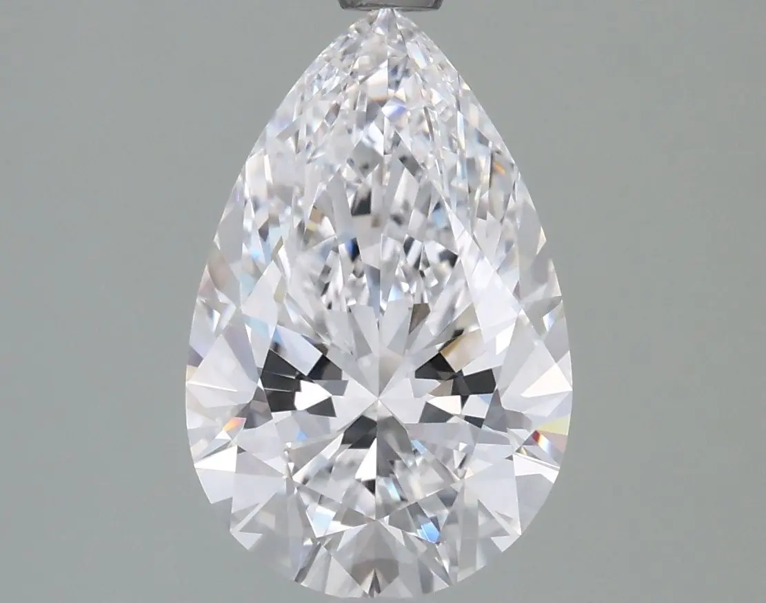 2.07 Carat Lab Grown Pear Diamond