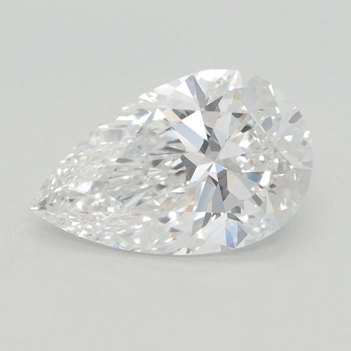 3.02 Carat Lab Grown Pear Diamond
