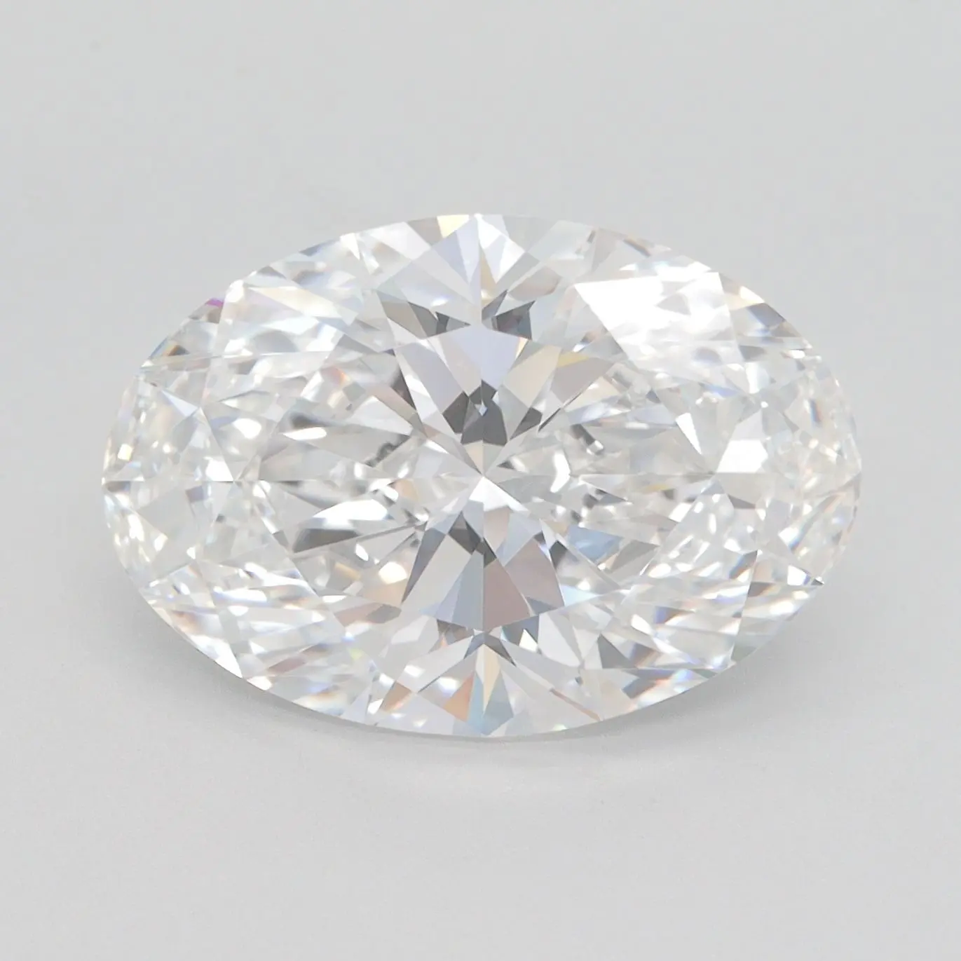 5.38 Carat Lab Grown Oval Diamond