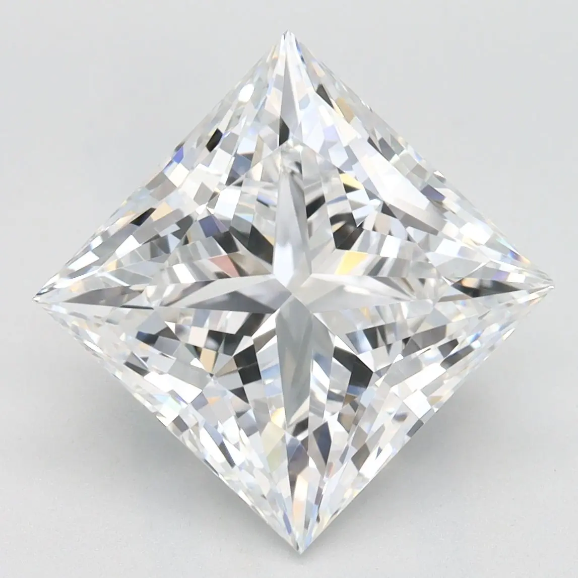 4.36 Carat Lab Grown Princess Diamond