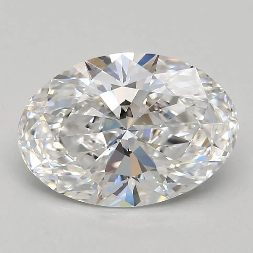 3.04 Carat Lab Grown Oval Diamond