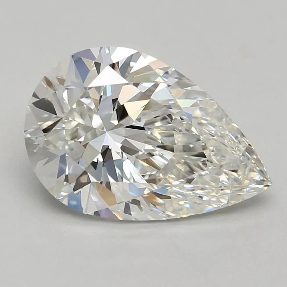 2.95 Carat Lab Grown Pear Diamond
