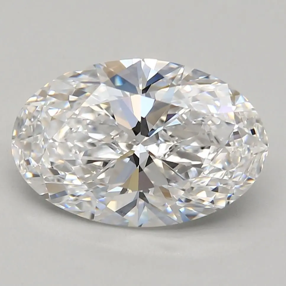 3.05 Carat Lab Grown Oval Diamond