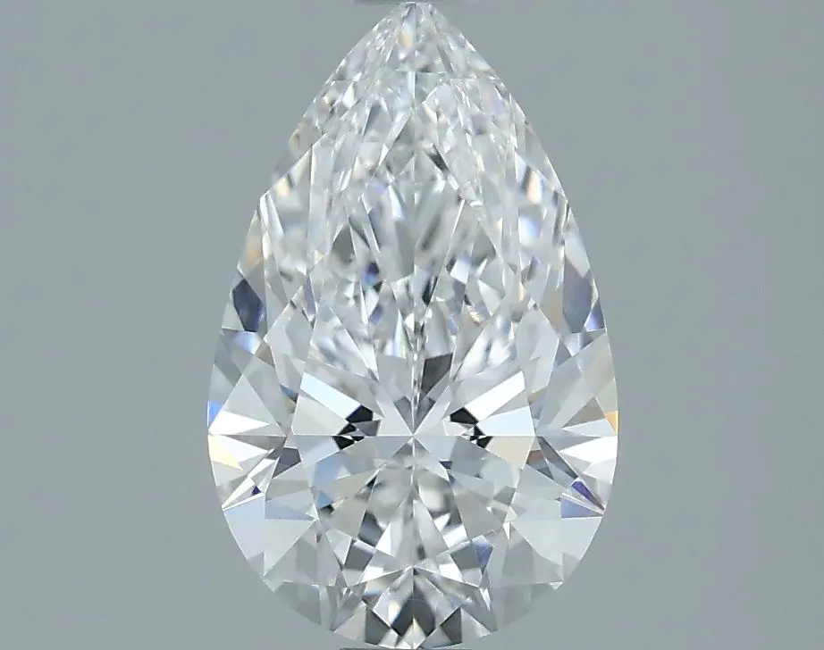 1.56 Carat Lab Grown Pear Diamond