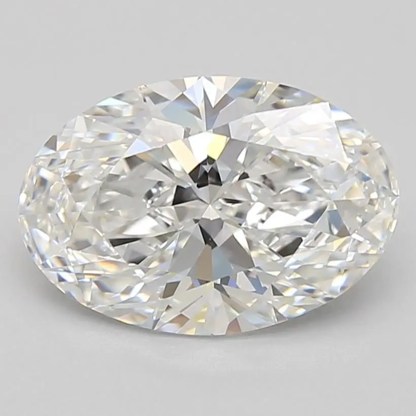 2.77 Carat Lab Grown Oval Diamond