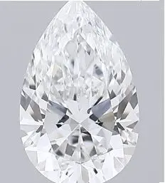 1.54 Carat Lab Grown Pear Diamond