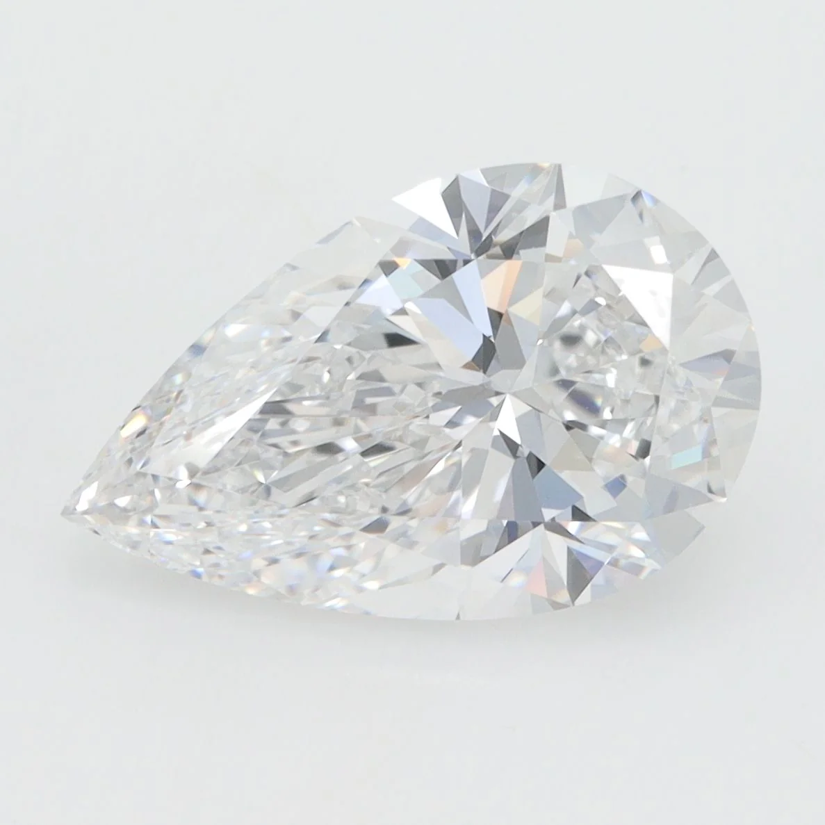 2.91 Carat Lab Grown Pear Diamond