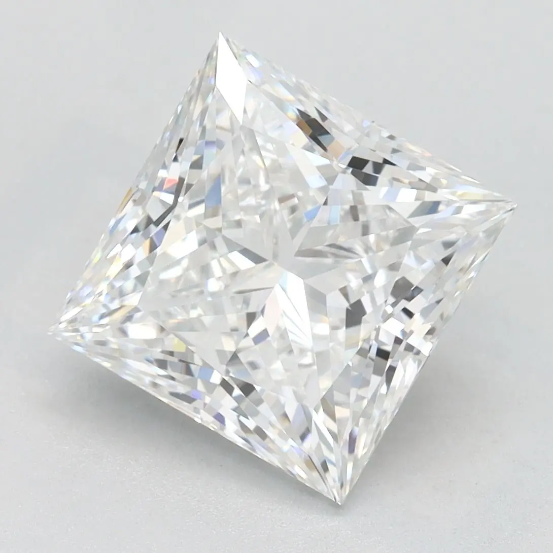 3.21 Carat Lab Grown Princess Diamond