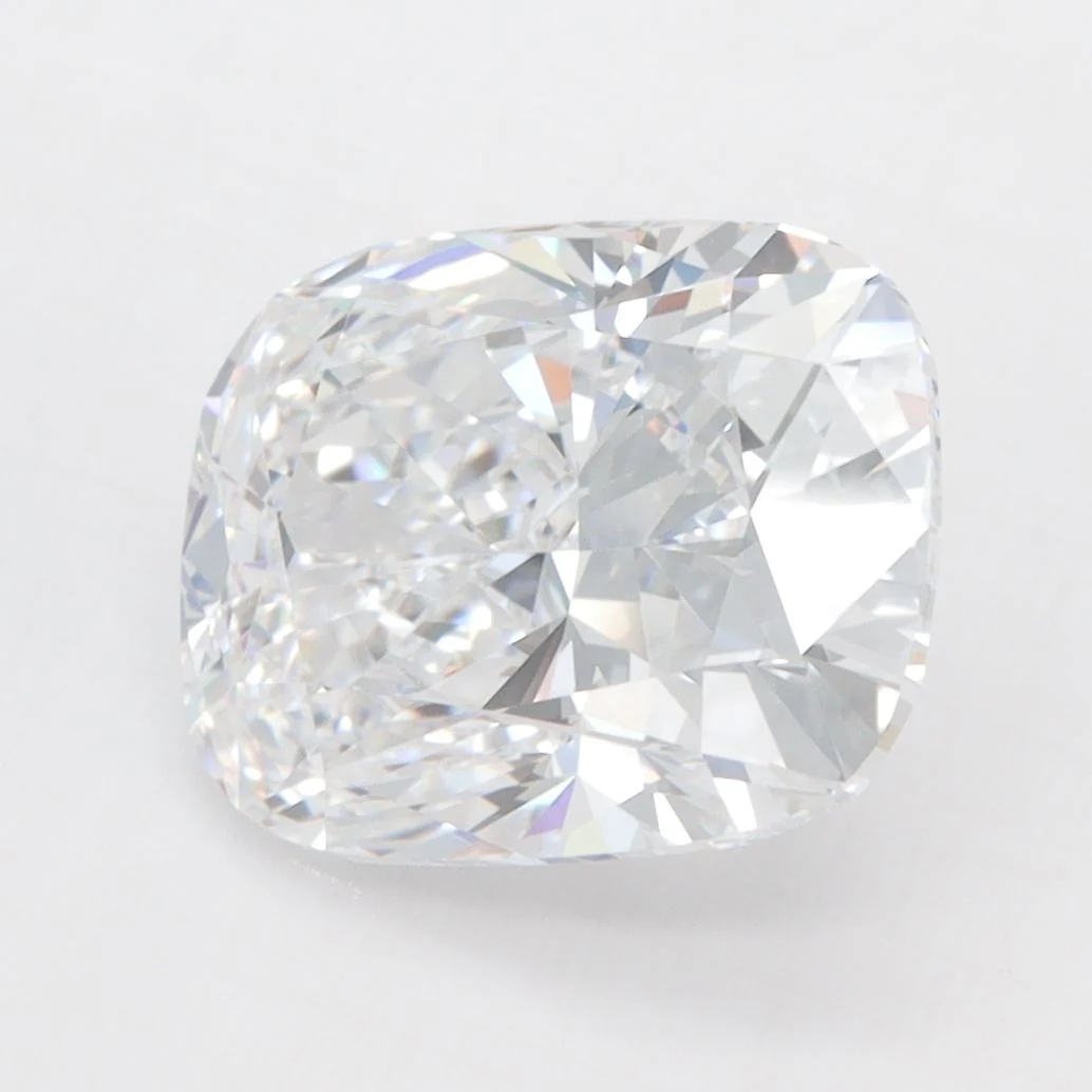4.03 Carat Lab Grown Elongated cushion Diamond