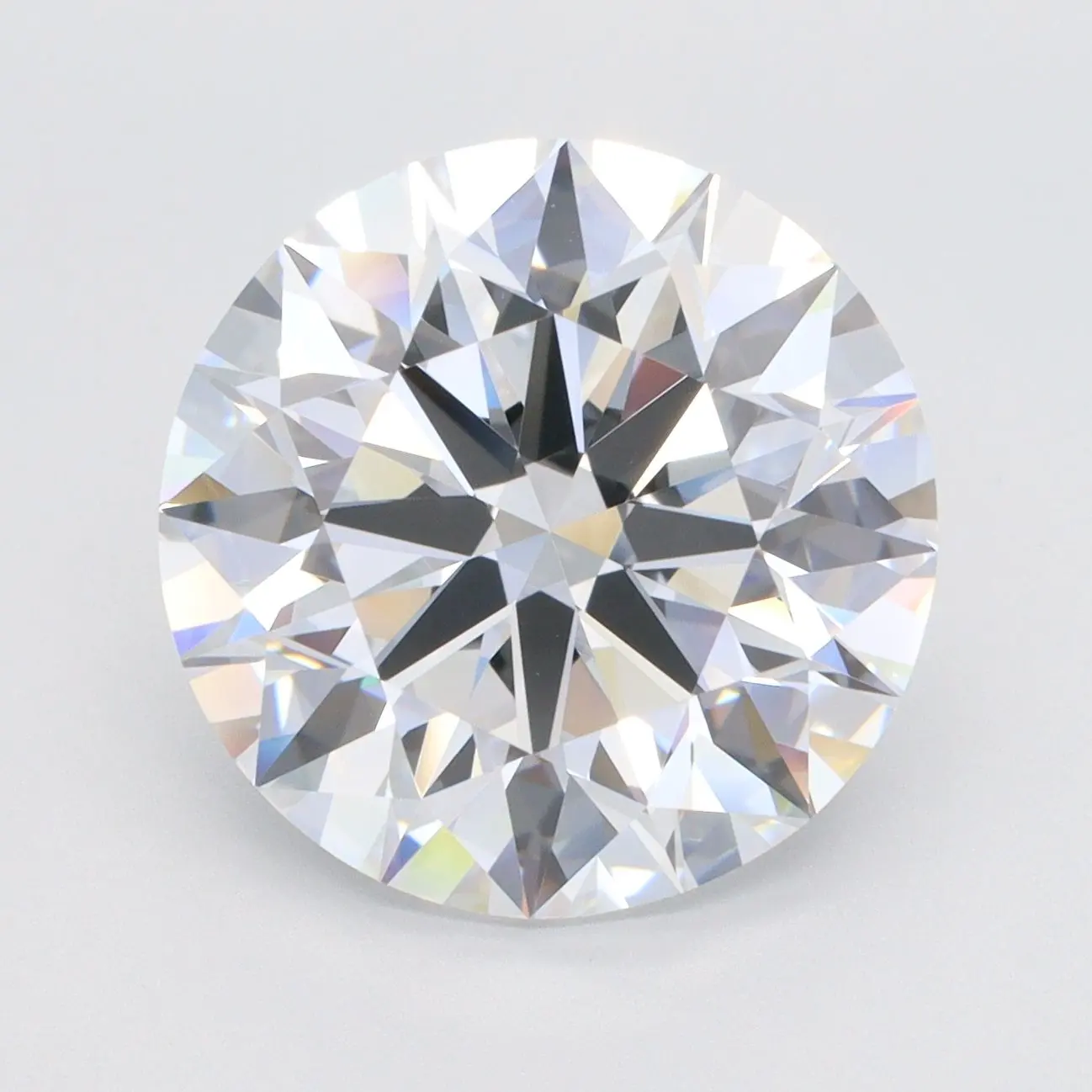 7.41 Carat Lab Grown Round Diamond