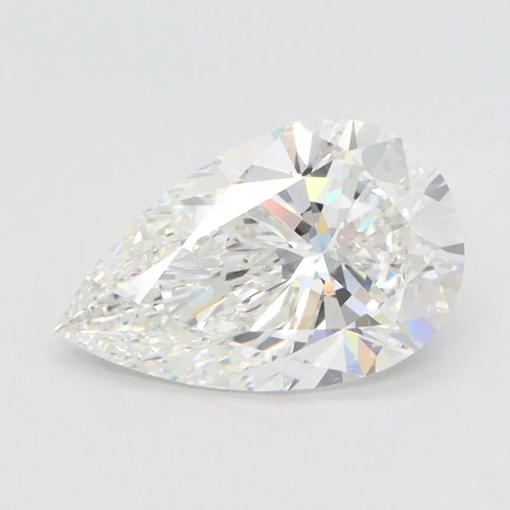 2.03 Carat Lab Grown Pear Diamond