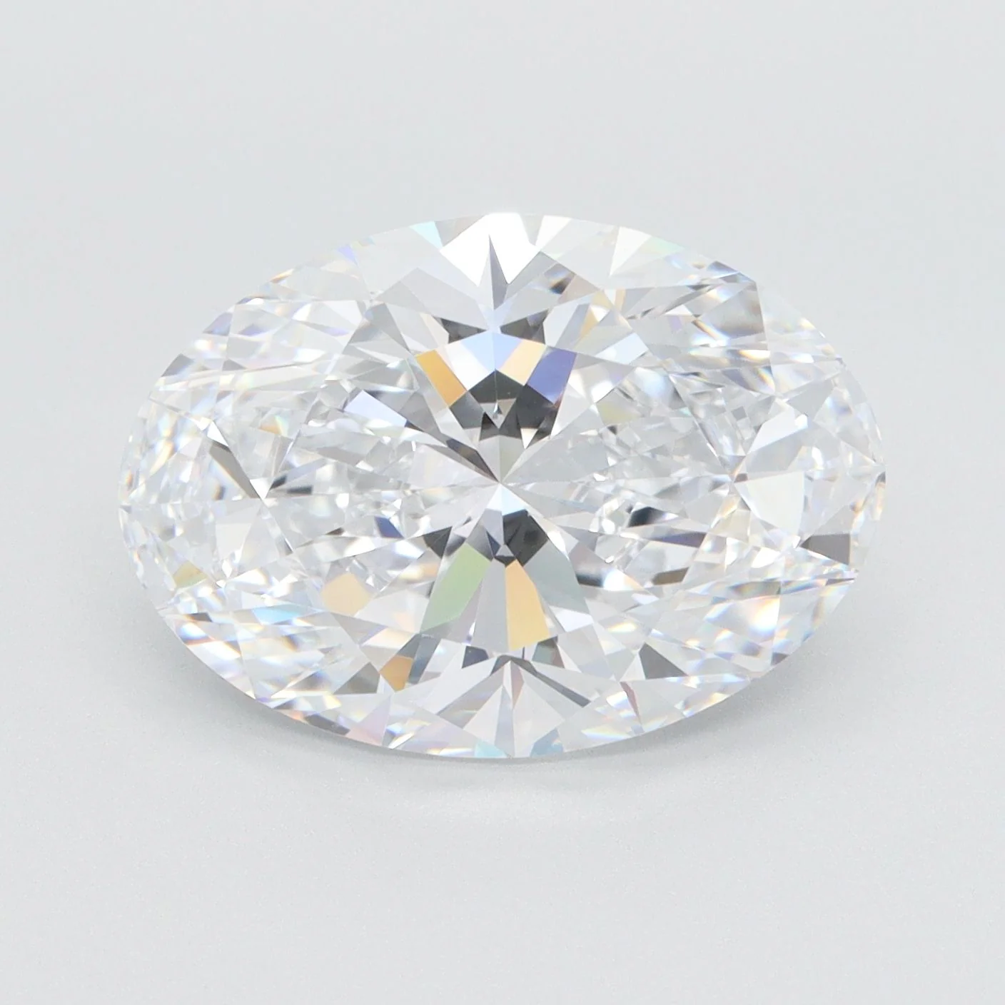 6.05 Carat Lab Grown Oval Diamond