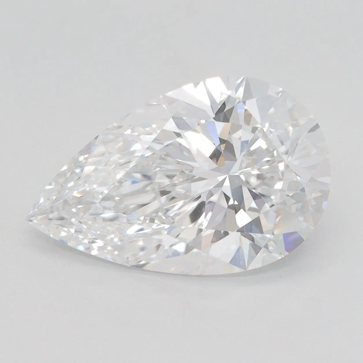 4.09 Carat Lab Grown Pear Diamond