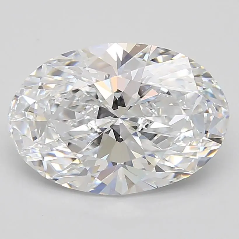 2.98 Carat Lab Grown Oval Diamond