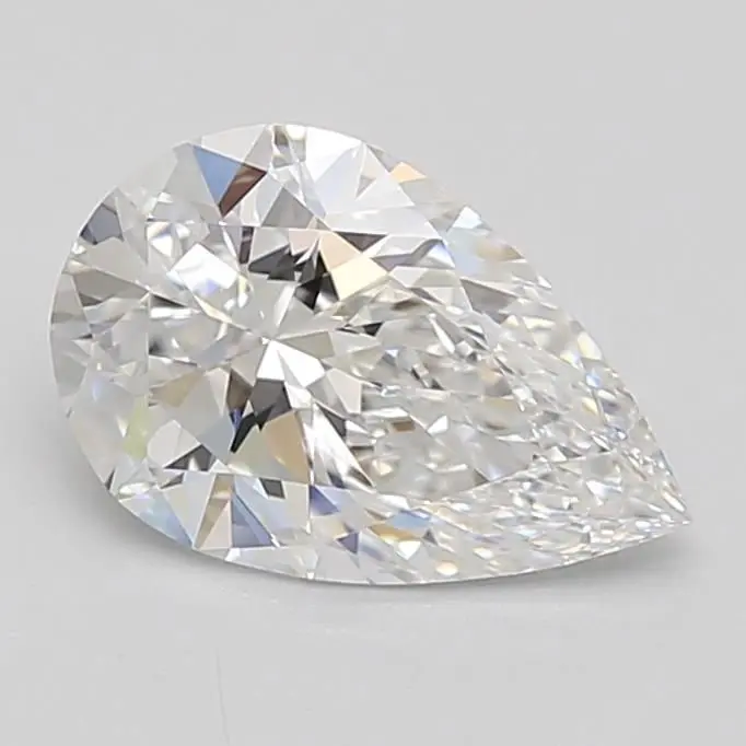 1.24 Carat Lab Grown Pear Diamond