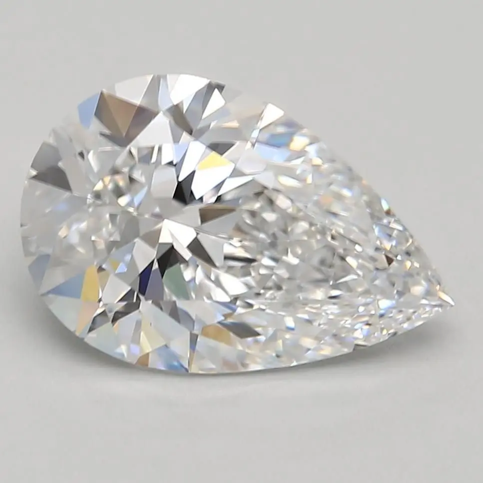 3.01 Carat Lab Grown Pear Diamond