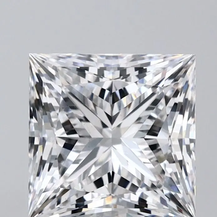 3.08 Carat Lab Grown Princess Diamond