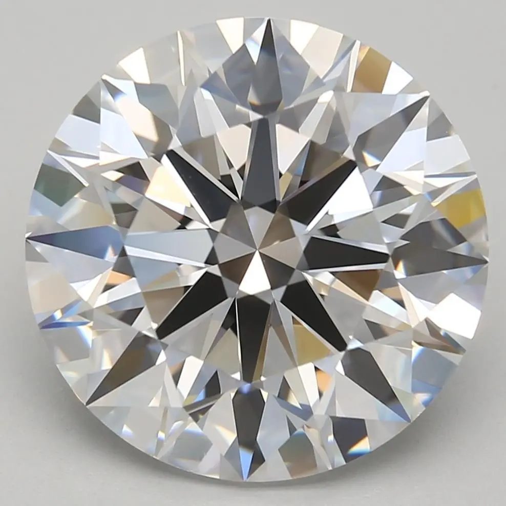 7.67 Carat Lab Grown Round Diamond