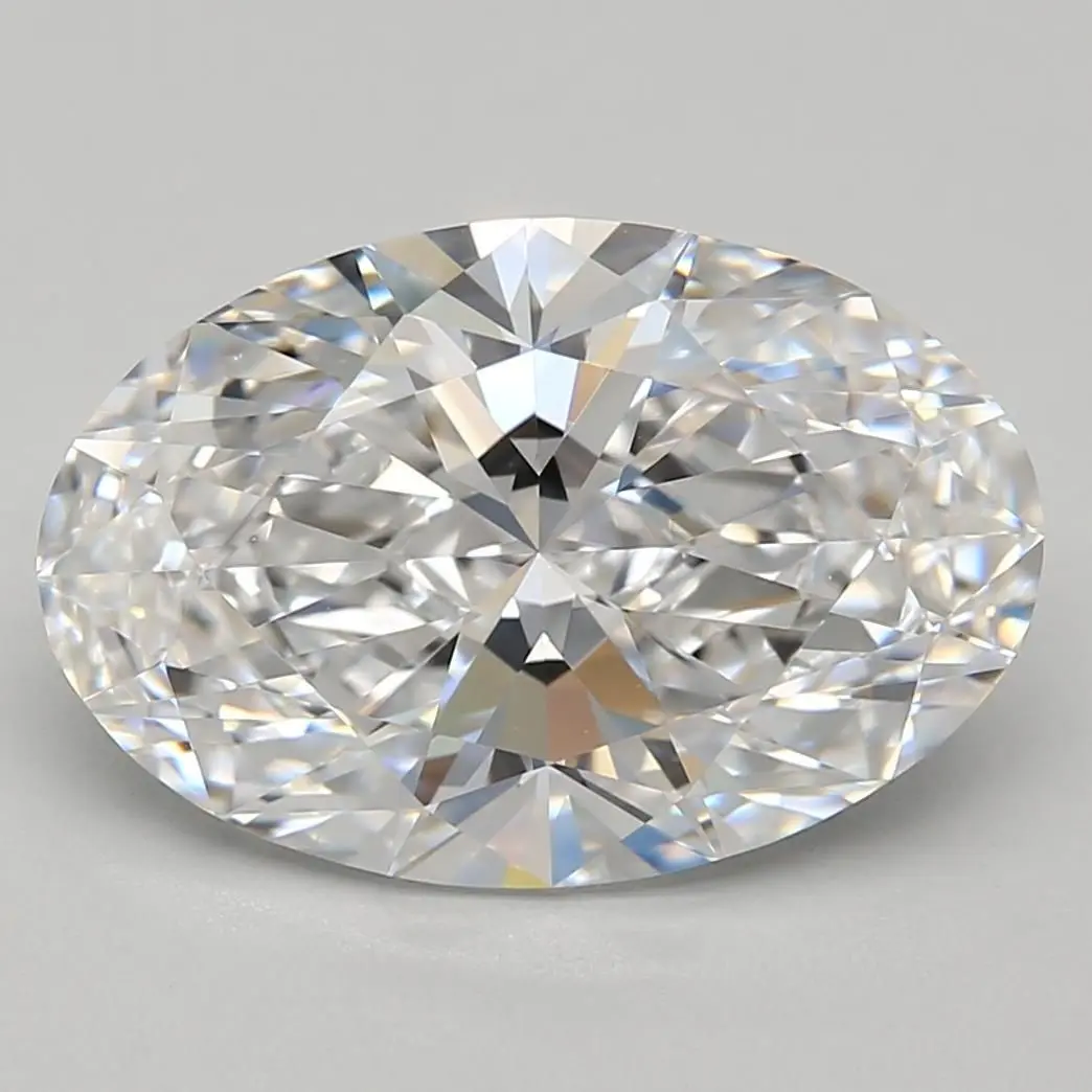 4.07 Carat Lab Grown Oval Diamond