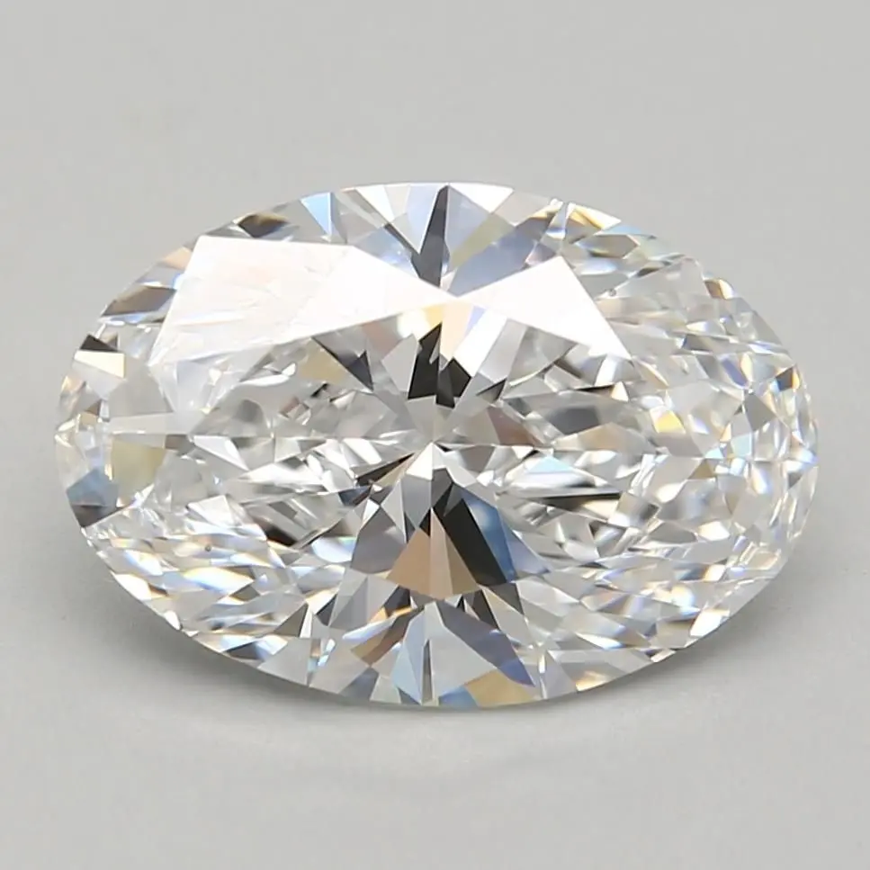 3.08 Carat Lab Grown Oval Diamond